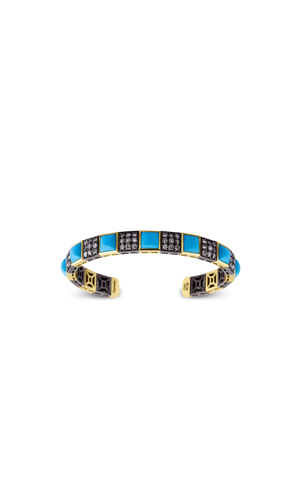 Turquoise Diamond Bangle