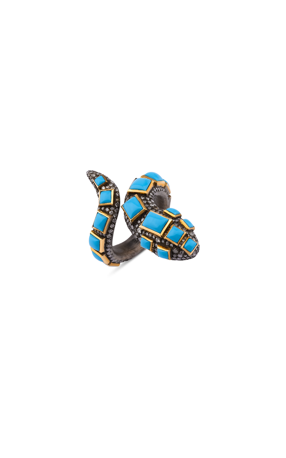 Turquoise Snake Ring