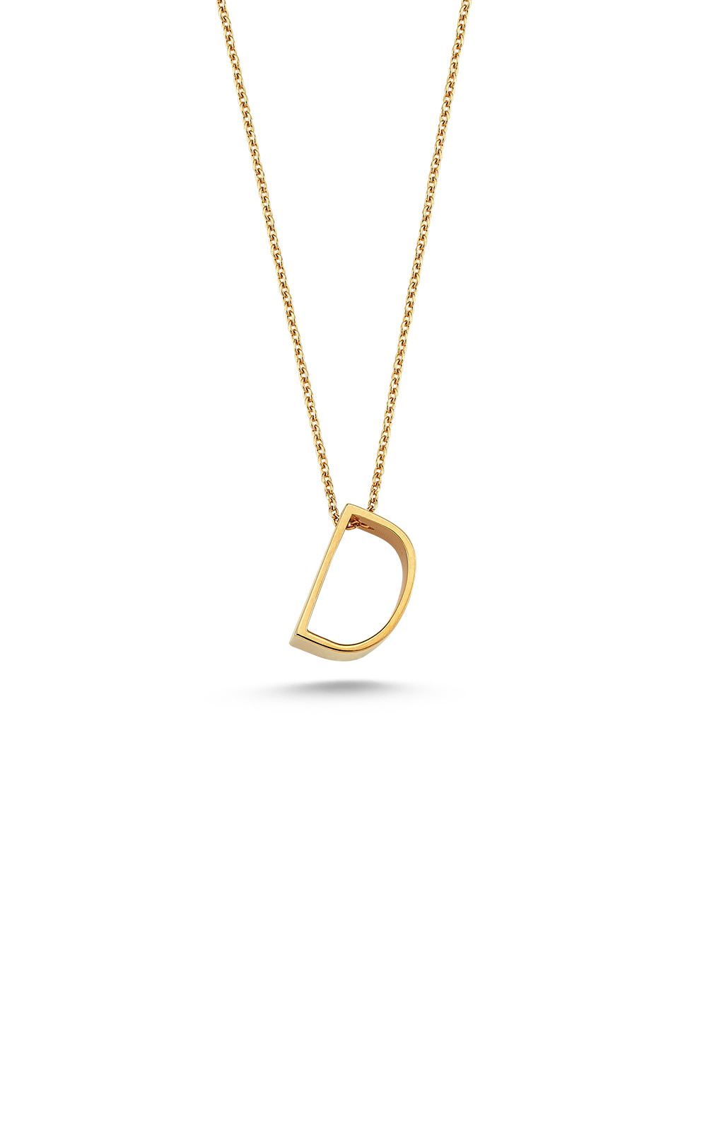 3D Initial Necklace