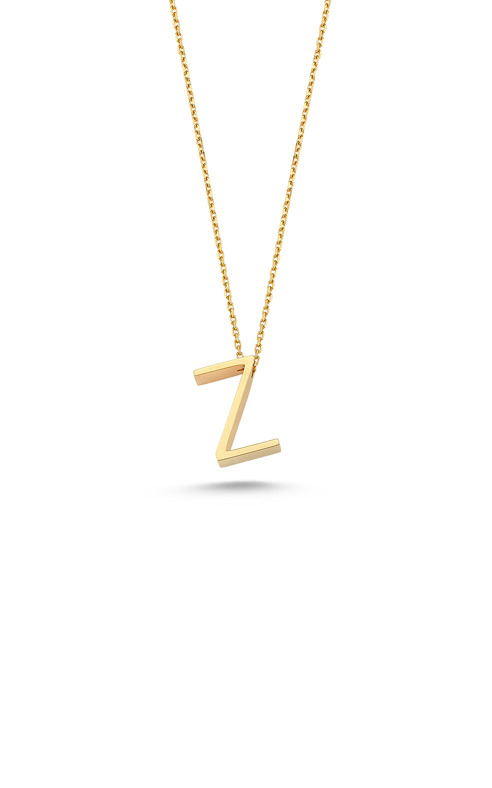 3D Initial Necklace